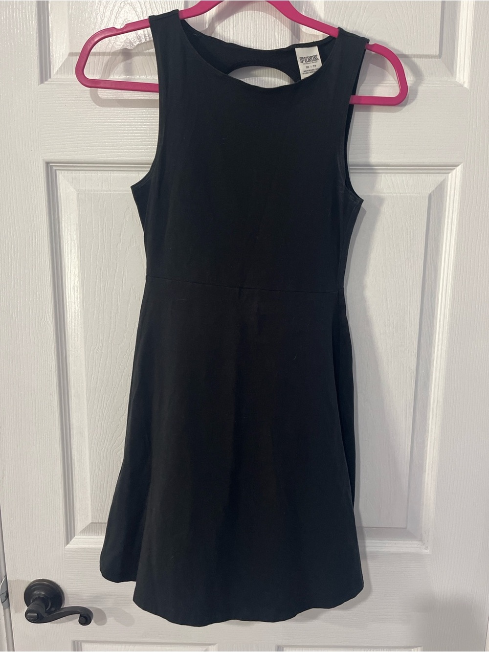 PINK Victoria's Secret Black Sleeveless Mini Dress